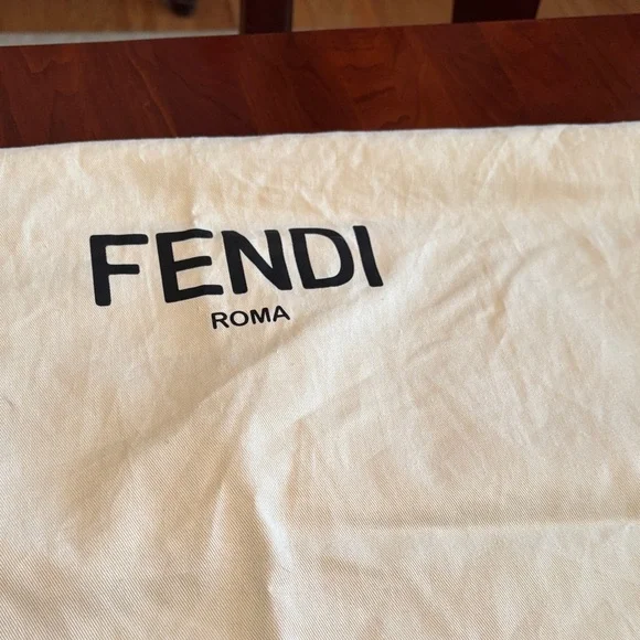 Fendi tote bag Zucca monogram FF canvas brown leather handbag - Picture 11 of 14